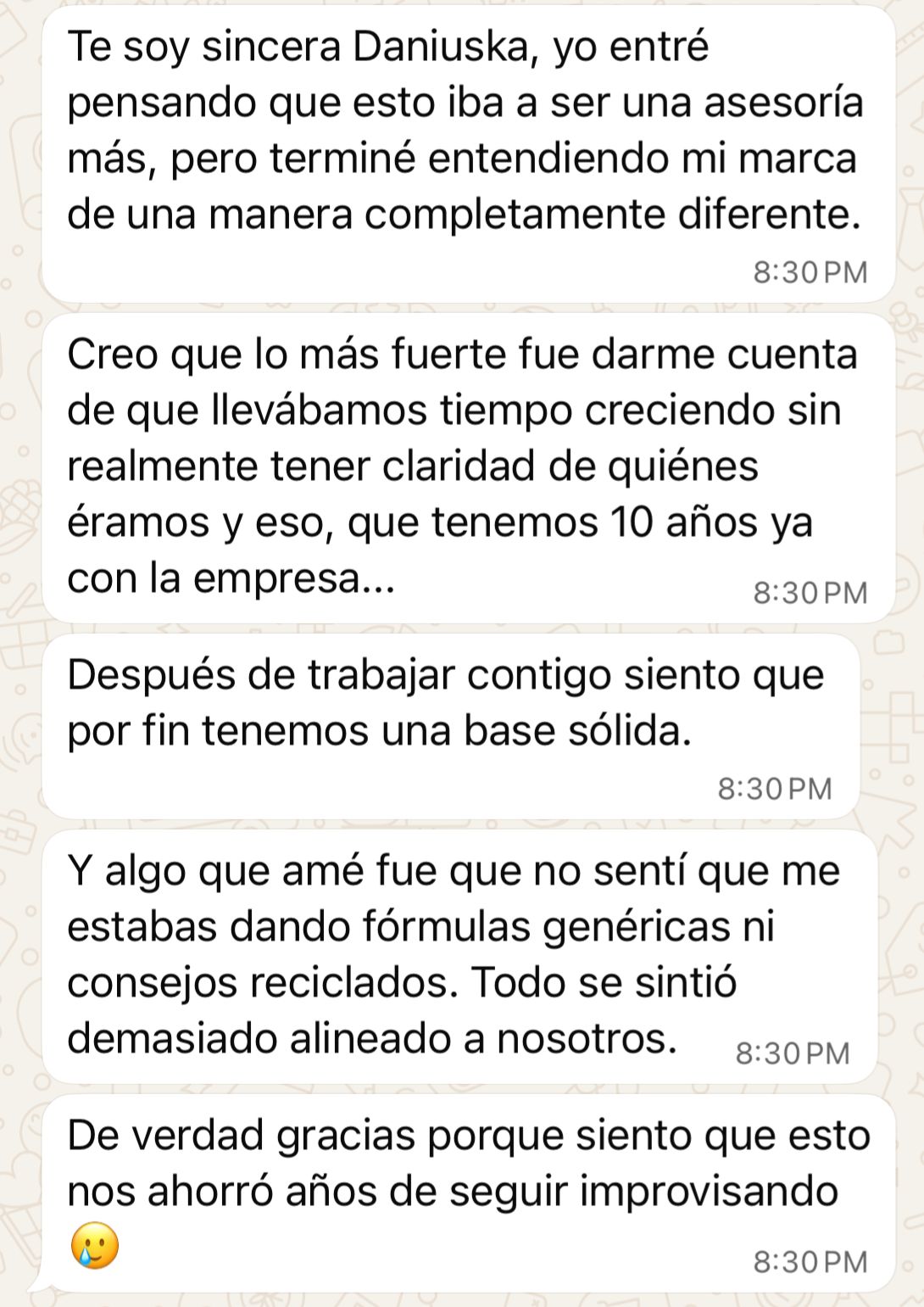 Testimonio cliente 3
